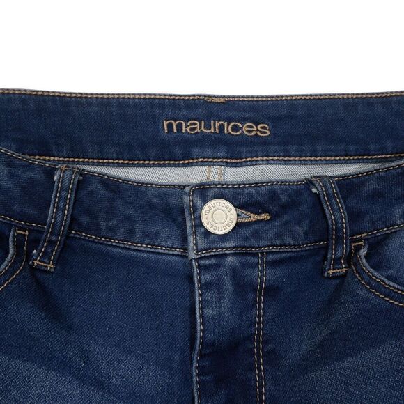 Maurices Jeans Womens Size M-L Blue Skinny Joga Denim Stretch Measures 28 x 30 - Picture 8 of 9